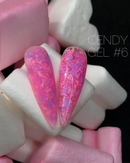 Гель для дизайну нігтів Crooz Candy Gel 06 (рожевий) 5мл | Зображення 2