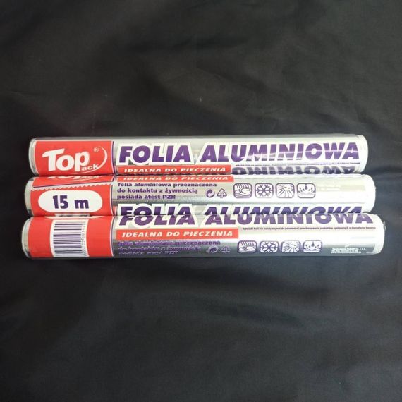 Фольга харчова 28см 15м, 9мкм TOP PACK | Зображення 1