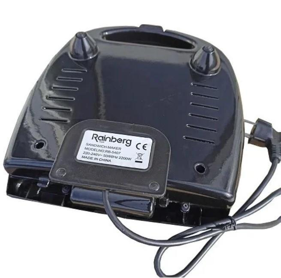 Сендвічниця RNB RB-5407 220 W з керамічним антипригарним покриттям | Зображення 3