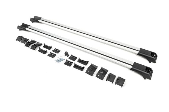 Перемички на рейлінги без ключа Flybar V1 (2 шт) Сірий для BMW X3 E-83 2003-2010 рр | Зображення 7