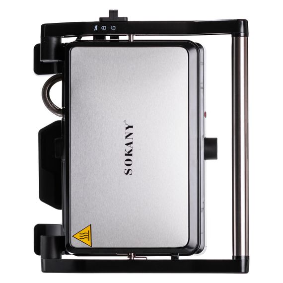 Електрогриль притискний з антипригарним покриттям 1500 Вт Sokany SK-08026 | Зображення 5