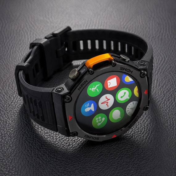 Смарт-годинник Modfit Navigator Al Black з GPS, компасом та захистом 5 ATM | Зображення 3