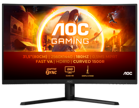 Монiтор 31.5" AOC CQ32G4VE Black
