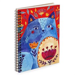 Скетчбук Синій кіт 18x21 см (BDP_FFL004)