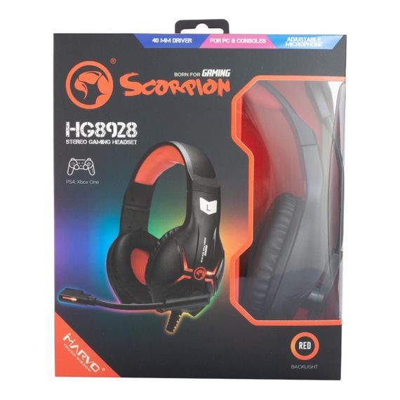 Навушники Marvo HG8928 Black-Red (HG8928) | Зображення 3