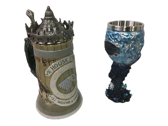 Подарунковий набір Кухоль Game Of Thrones House Stark Гра Престолів Дім Старків і Келих