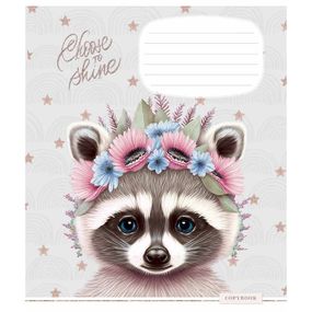 Зошит учнівський "Shiny friends" 012-3244L-5 в лінію, 12 аркушів