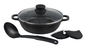 Сотейник Bohmann BH 1040-32 32 см із гранітним покриттям із кришкою