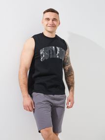 Майка з принтом чоловіча GENUA G01212-0002 2XL Чорний shop (2000999398209)