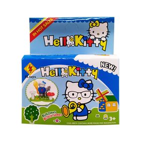 Конструктор дитячий Hello Kitty ігровий конструктор Котик для дівчат розвиваючий конструктор дитячий