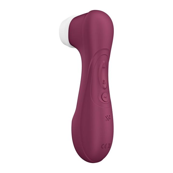 Вакуумный клиторальный стимулятор Satisfyer Pro 2 Generation 3 with Liquid Air Wine Red Sex Aura | Зображення 3