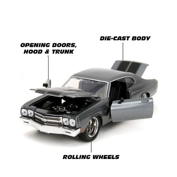 Игровая металлическая машинка Fast and Furious Шевроле 1970 | Зображення 6