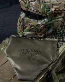 Баллистический пакет напашник  oblivion выдерживает 9мм пулю ВТ5986