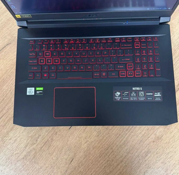 Ноутбук Acer Nitro 5 AN517-52 i5 10300H 16GB SSD 512GB GTX 1650Ti Б/В | Зображення 3