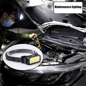 Компактний налобний ліхтар BL-008+COB, Налобний ліхтар, Ліхтар для нічної їзди на лоб потужний QG-29