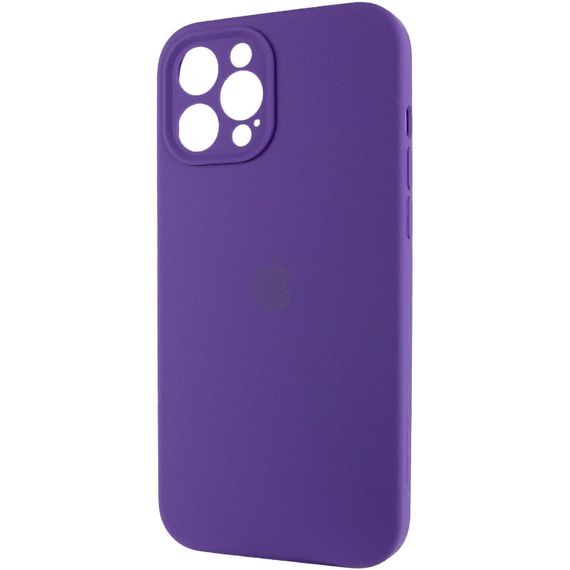 Чехол Silicone Case Full Camera Protective (AA) для Apple iPhone 12 Pro (6.1") Фиолетовый / Amethyst | Зображення 2