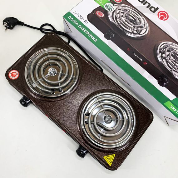 Настільна плита ViLgrand VHP132. Колір: коричневий | Зображення 1