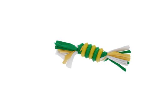 Іграшка для собак Misoko&Co Ring With Ropes, 20 см, зелений