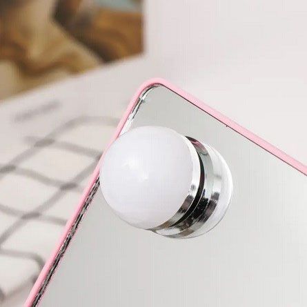 Дзеркало для нанесення макіяжу Cosmetie mirror 360, Дзеркало зі збільшенням та підсвічуванням, Дзеркало DX-733 для макіяжу | Зображення 2