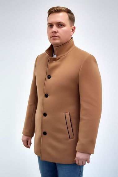 Чоловіче Пальто Sun`s House  розмір: 50 Коричневий (арт. AP-2251-beige) | Зображення 2