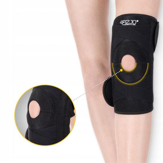 Фіксатор (бандаж) для коліна 4FIZJO універсальний, подовжений 1 шт 4FJ0634 (P-5905973400497) | Зображення 2