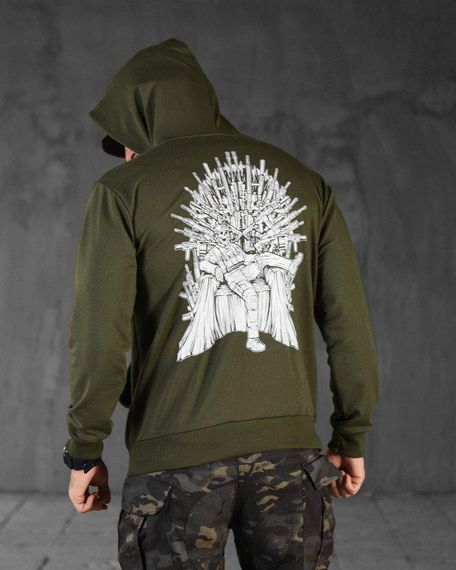 Худі maklin ТРОН олива НП4895