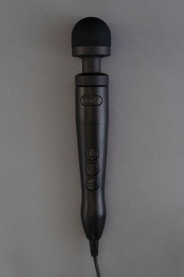 Вібромасажер DOXY Die Cast 3 Matt Black, дуже потужний, живлення 220В, металевий корпус sexstyle | Зображення 6