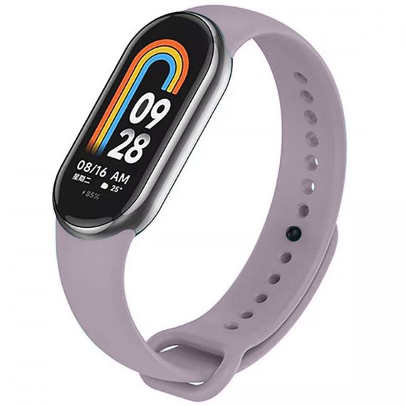 Силиконовый ремешок для Xiaomi Mi Band 8/9 Сиреневый / Lilac