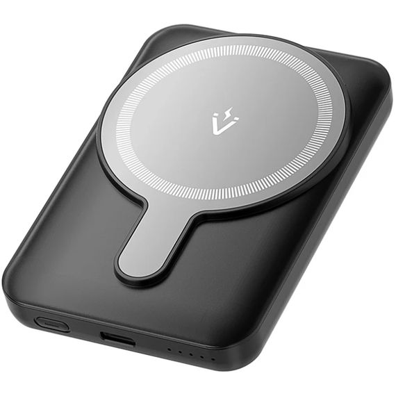 УМБ Vention Magnetic Wireless 5000mAh 20W 3A, PD, 1xUSB-C,Light Indicator, Black | Зображення 1