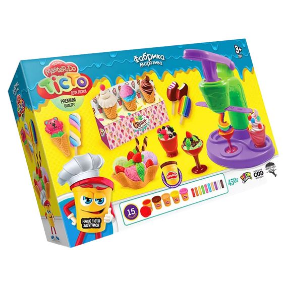 Дитяче тісто для ліплення "Master Do" Фабрика морозива TMD-06-01 з пресом