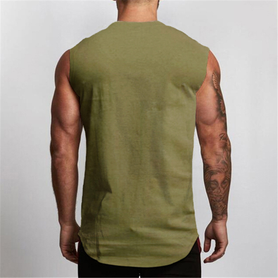 Майка для спортзалу SV Muscleguys Casual Хакі, 2XL | Зображення 1
