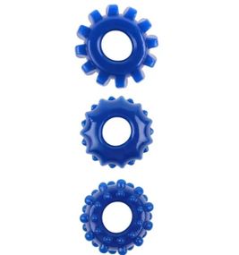 Набір рекційних кілець Gear Up Rings, Blue sexstyle