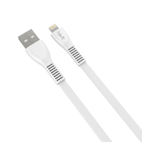 Кабель USB Lightning Havit HV-H610 1,8 м білий | Зображення 1