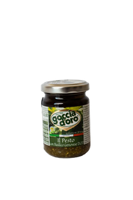 Соус Песто с Генуэзским Базиликом Goccia D’oro - 0,13 л (ИТАЛИЯ) - ОРИГИНАЛ