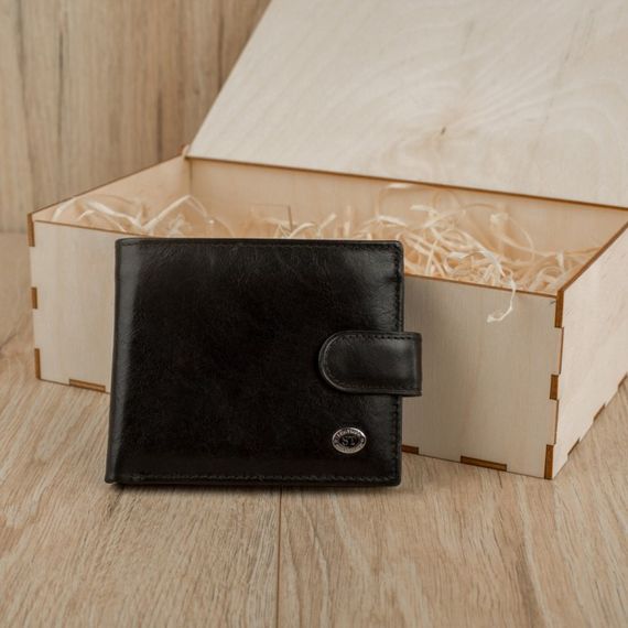 Набір подарунковий для чоловіка Leather Collection (портмоне і ремінь) натуральна шкіра | Зображення 3