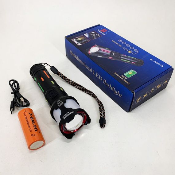 Світильник пило-вологозахищений, Ліхтар із захистом від пилу, Тактичні ліхтарі з зумом ZJ-14 | Зображення 7