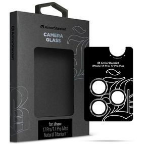 Стекло защитное Armorstandart for Camera Supreme BI Apple iPhone 17 Pro / 17 Pro Max Titanium (ARM86437)