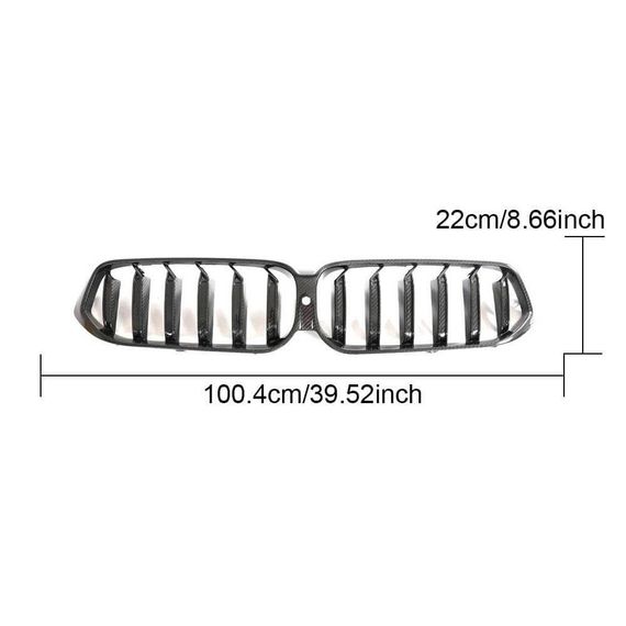 Решетки M-Look V1 (2021-2023, Карбон) для BMW 6 серия G32 2017- гг | Зображення 2