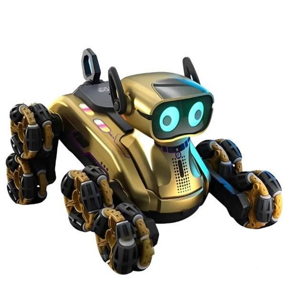 Робот вихованець Собака на радіокеруванні на коліщатках HD5100 Золото