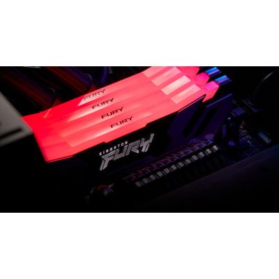 Модуль памяти для компьютера DDR5 96GB (2x48GB) 6400 MHz Renegade RGB XMP Kingston Fury (ex.HyperX) (KF564C32RSAK2-96) | Зображення 8