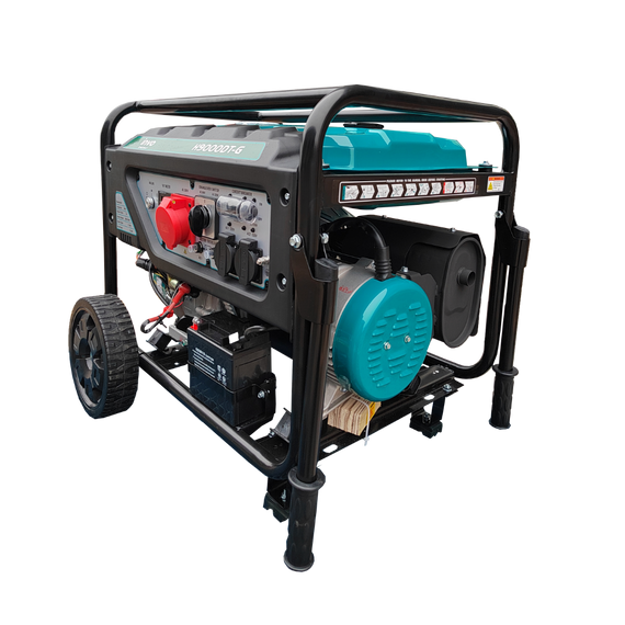 Генератор бензиновий INVO H6250D 7.7 кВт Бензогенератор Трифазний бензиновий генератор Генератор 7 кВт