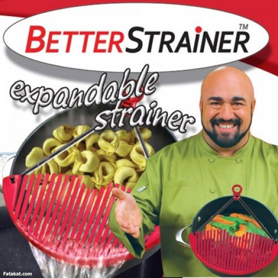 Универсальный друшлаг - накладка для слива воды BETTER STRAINER Дуршлаг | сито | ситечко | Зображення 2
