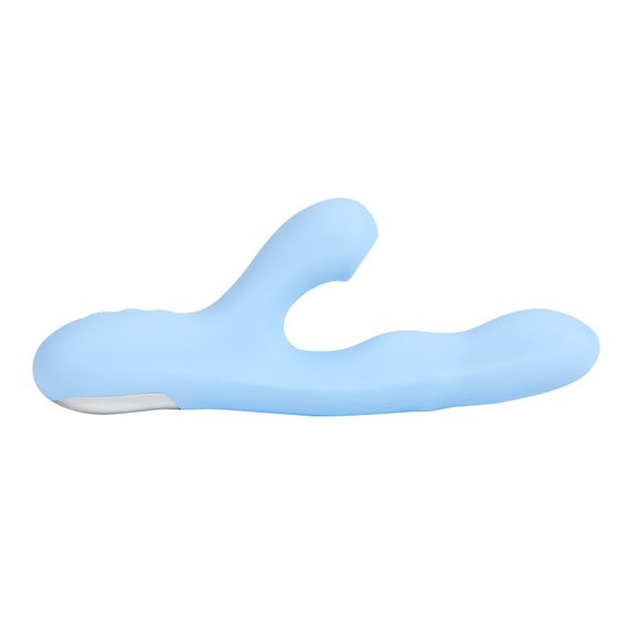 Вібратор-кролик BeYourLover Rosubi з вакуумом, ротацією і підігрівом, блакитний, 12,7 × 3,5 см Sex Aura | Зображення 4