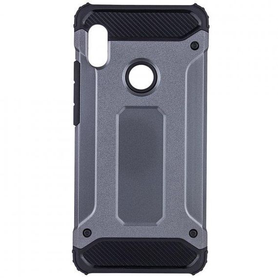 Броньований протиударний TPU+PC чохол SPIGEN для Xiaomi Redmi Note 5 Pro / Note 5 Сірий