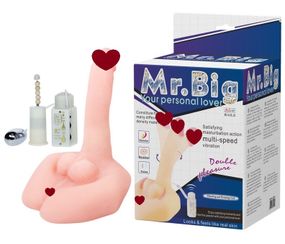 Универсальный мастурбатор вибратор с функцией ротации и вагина Mr. BIG Rotation & Vibration, BW-008016 Sex Aura