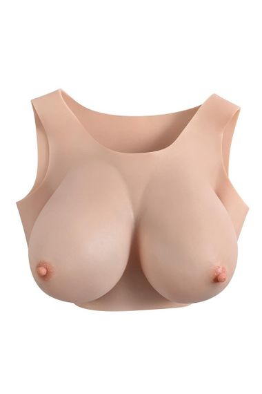 Накладная грудь топ Gender X Plate E-Cup, 27.9 см Sex Aura | Зображення 1