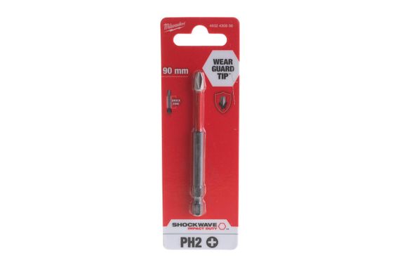 Бита SHOCKWAVE (PH2; 90 мм) Milwaukee 4932430856