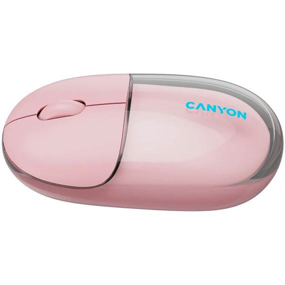 Мышь компьютерная безпроводная Canyon OnClick 24 Pink CNS-CMSW24P розовая | Зображення 3