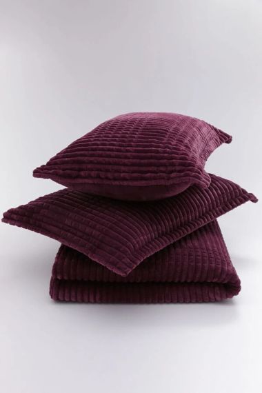 Покрывало с наволочками Merinos Modern Line 150×220 см. Фиолетовый | Зображення 2