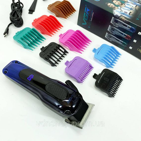 Машинка для стрижки з потужним акумулятором VGR V-013, Електронна машинка для стрижки DZ-79